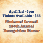 Annual Recognition Dinner – April 3rd 2025